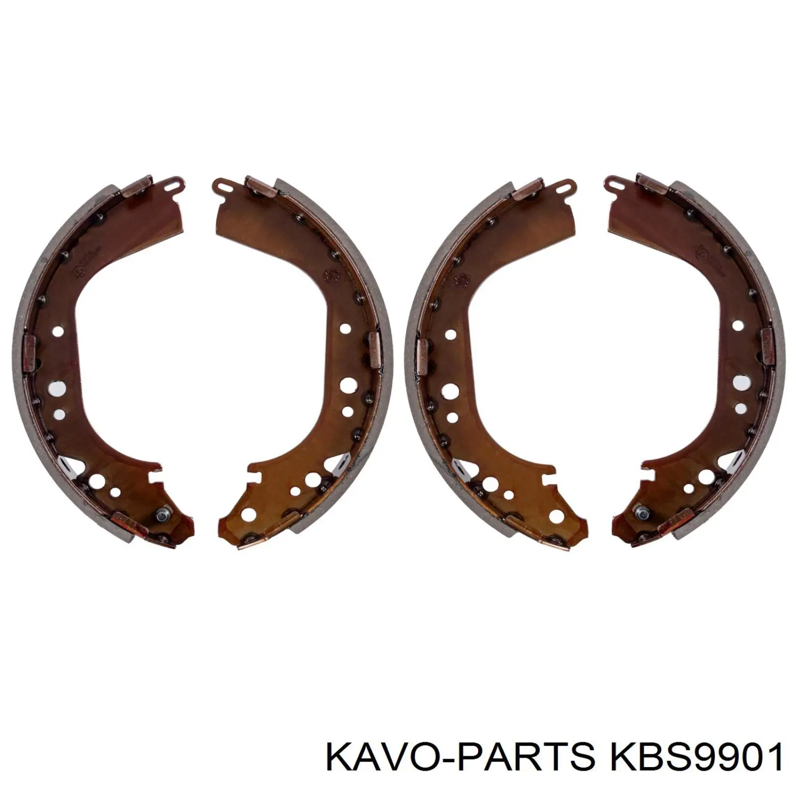 Колодки гальмові задні, барабанні Kavo Parts KBS9901 ціна, від 33.99 USD