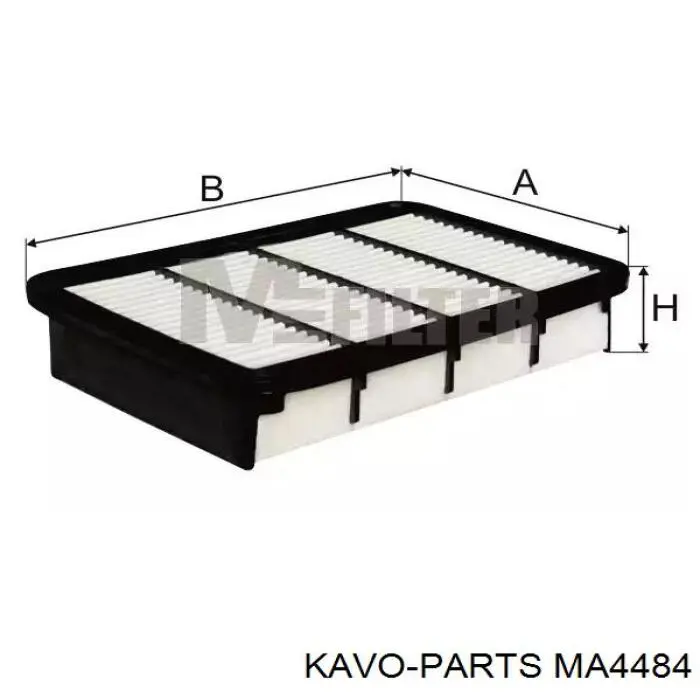 MA4484 Kavo Parts Повітряний фільтр двигуна
