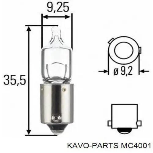 Повітряний фільтр салону Kavo Parts MC4001
