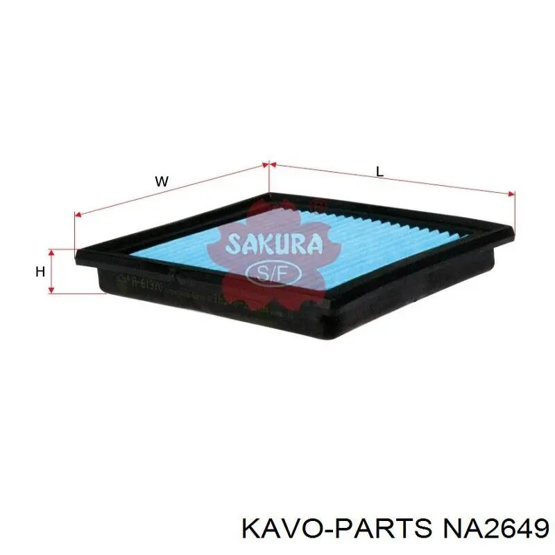 Фільтр повітряний Kavo Parts NA2649