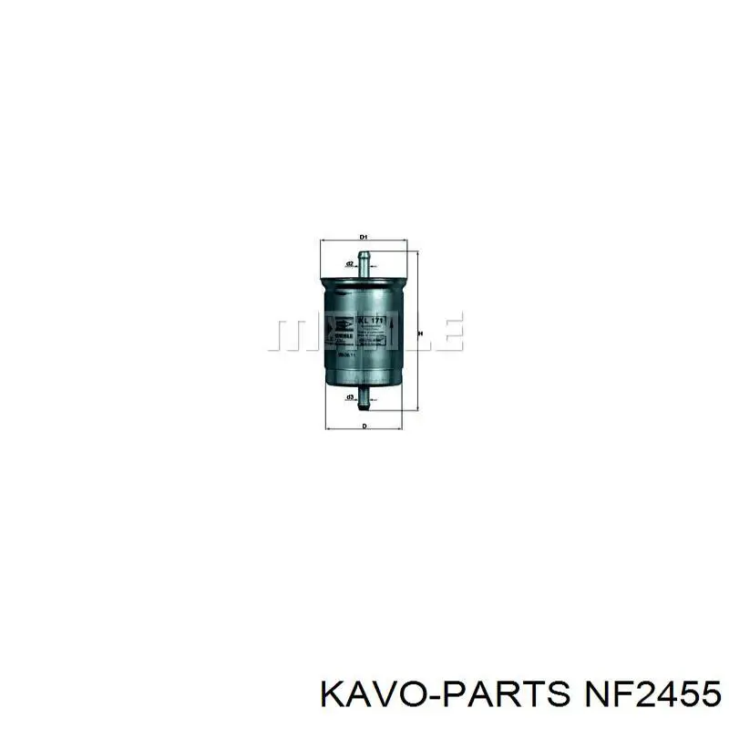 NF2455 Kavo Parts Фільтр палива