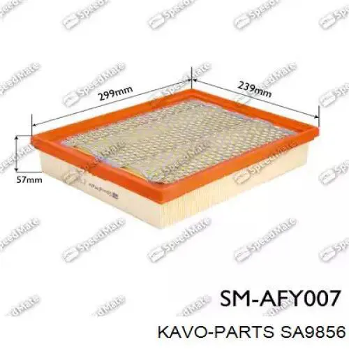 Фільтр повітряний Kavo Parts SA9856