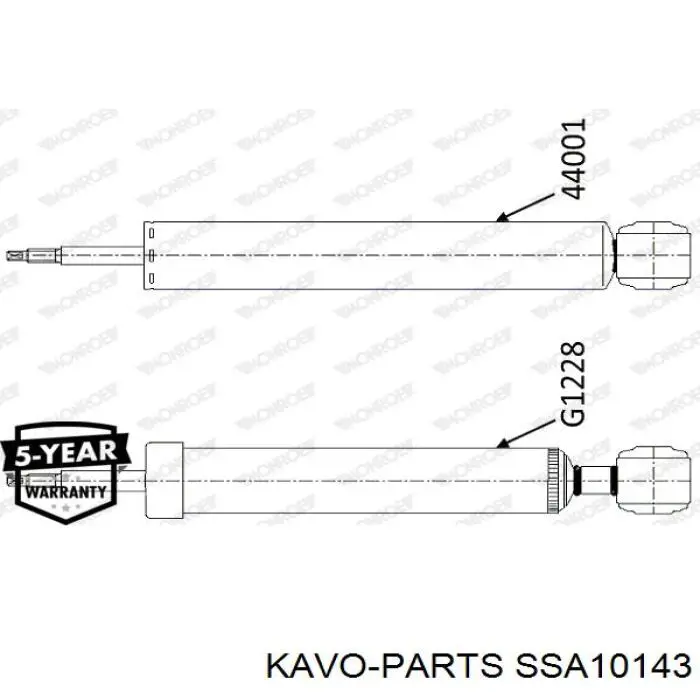 SSA10143 Kavo Parts Амортизатори задні