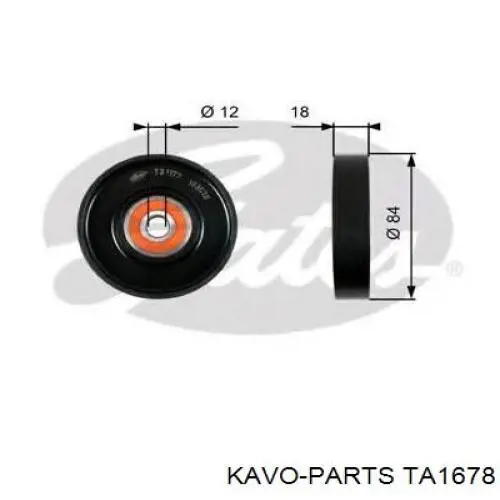 Купити TA1678 Kavo Parts Автомобільний фільтр повітря
