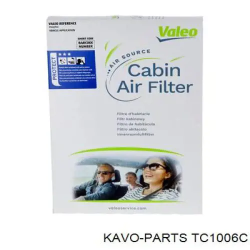Повітряний фільтр салону Kavo Parts TC1006C