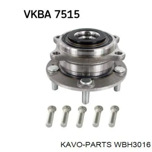 WBH3016 Kavo Parts Маточина (передня)