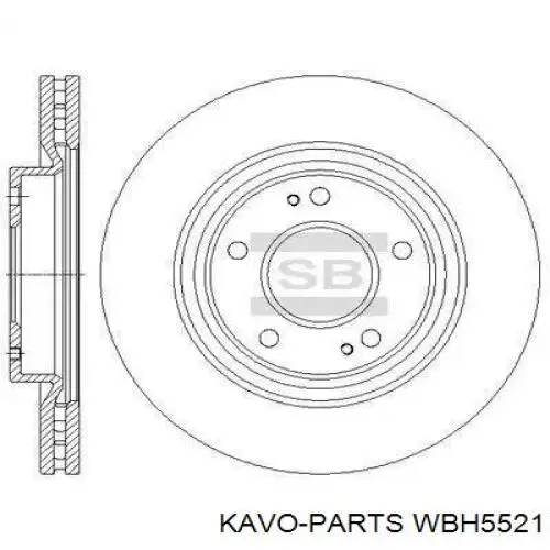 Маточина колеса передня Kavo Parts WBH5521 ціна, від 61.12 USD