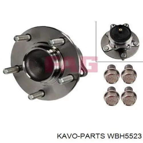 Купити WBH5523 Kavo Parts Підшипник ступиці колеса