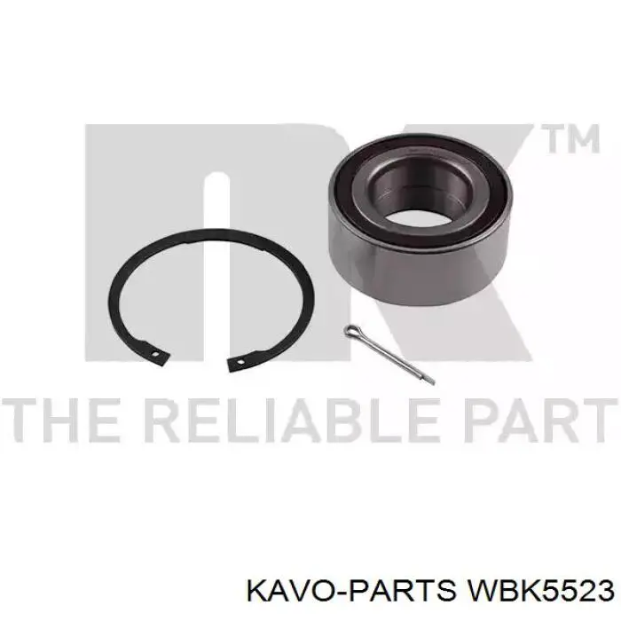 Комплект підшипник маточини передньої Kavo Parts WBK5523 ціна, від 21.55 USD