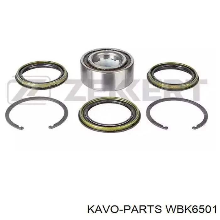 Купити WBK6501 Kavo Parts Підшипник ступиці передньої