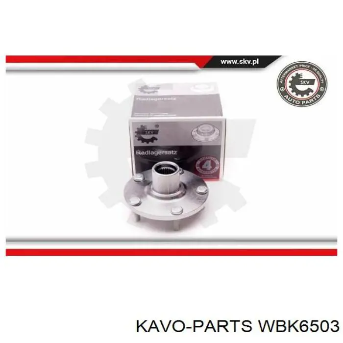 WBK6503 Kavo Parts Підшипник маточини передньої