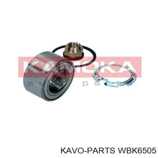 Комплект підшипник маточини передньої Kavo Parts WBK6505 ціна, від 25.84 USD
