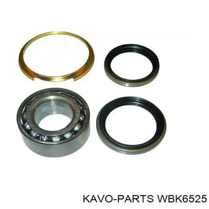 Комплект підшипник маточини передньої Kavo Parts WBK6525 ціна, від 24.73 USD