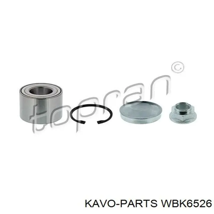 Купити WBK6526 Kavo Parts Підшипник задньої ступиці