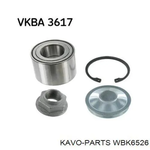 Гальмівні диски WBK6526 Kavo Parts