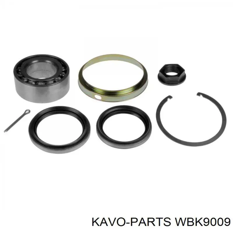 WBK9009 Kavo Parts Підшипник маточини передньої