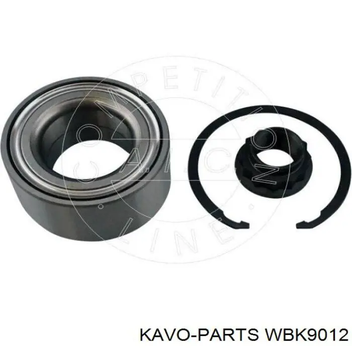 Комплект підшипник маточини передньої Kavo Parts WBK9012 ціна, від 19.19 USD