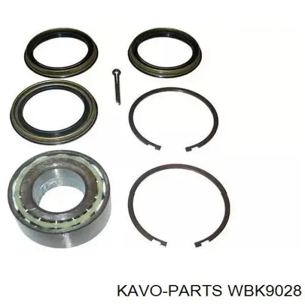 Комплект підшипник маточини передньої Kavo Parts WBK9028 ціна, від 25.71 USD