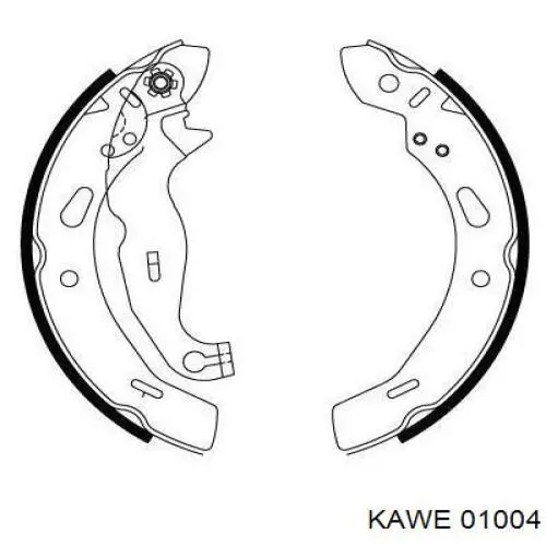 Колодки гальмові задні, барабанні DFY32638Z Nissan/Infiniti