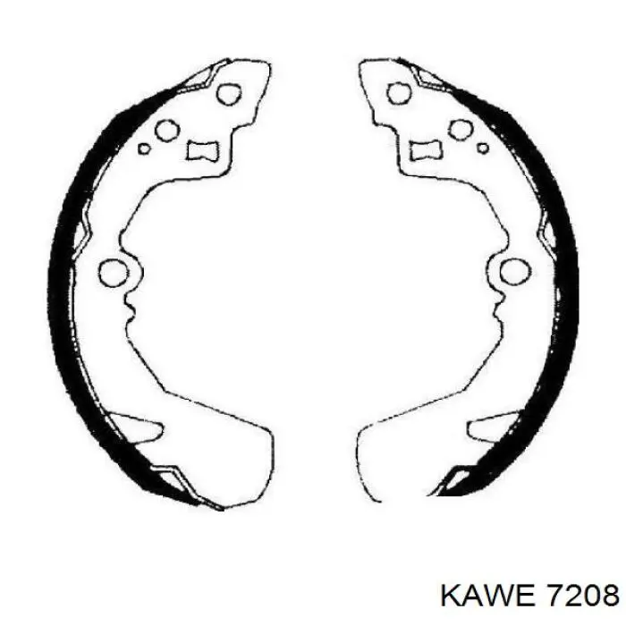 7208 Kawe Натискний диск зчеплення