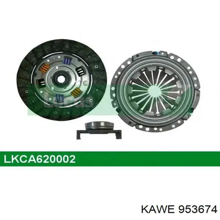 Купити SL3DS0098 Starline Комплект зчеплення (диск, корзина, підшипник)