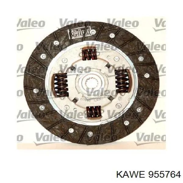 Комплект зчеплення (3 частини) Kawe 955764 ціна, від 80.41 USD