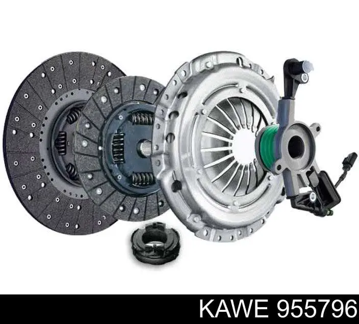 Комплект зчеплення (3 частини) Kawe 955796 ціна, від 83.73 USD