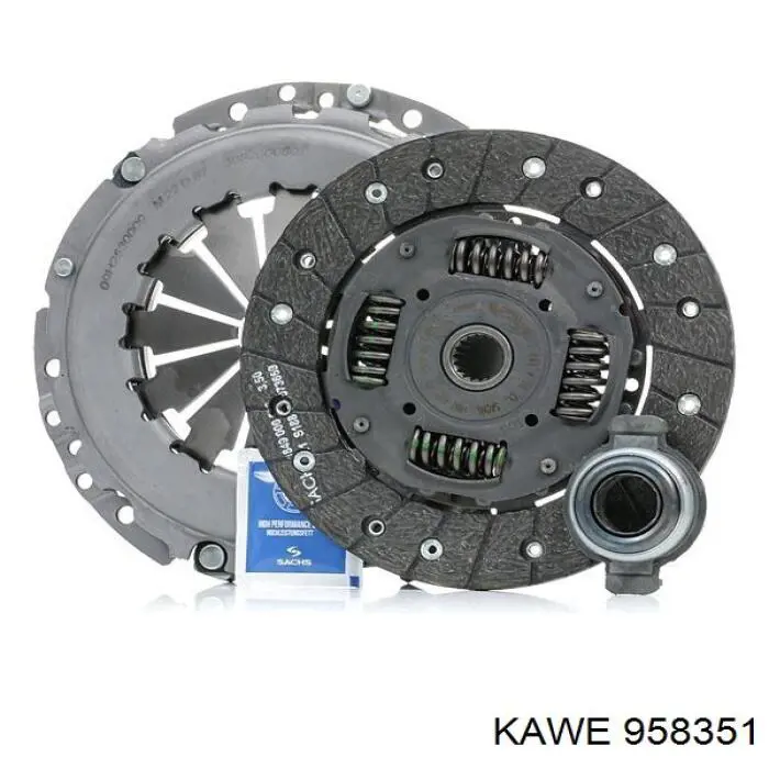 Купити 958351 Kawe Комплект зчеплення (диск, корзина, підшипник)