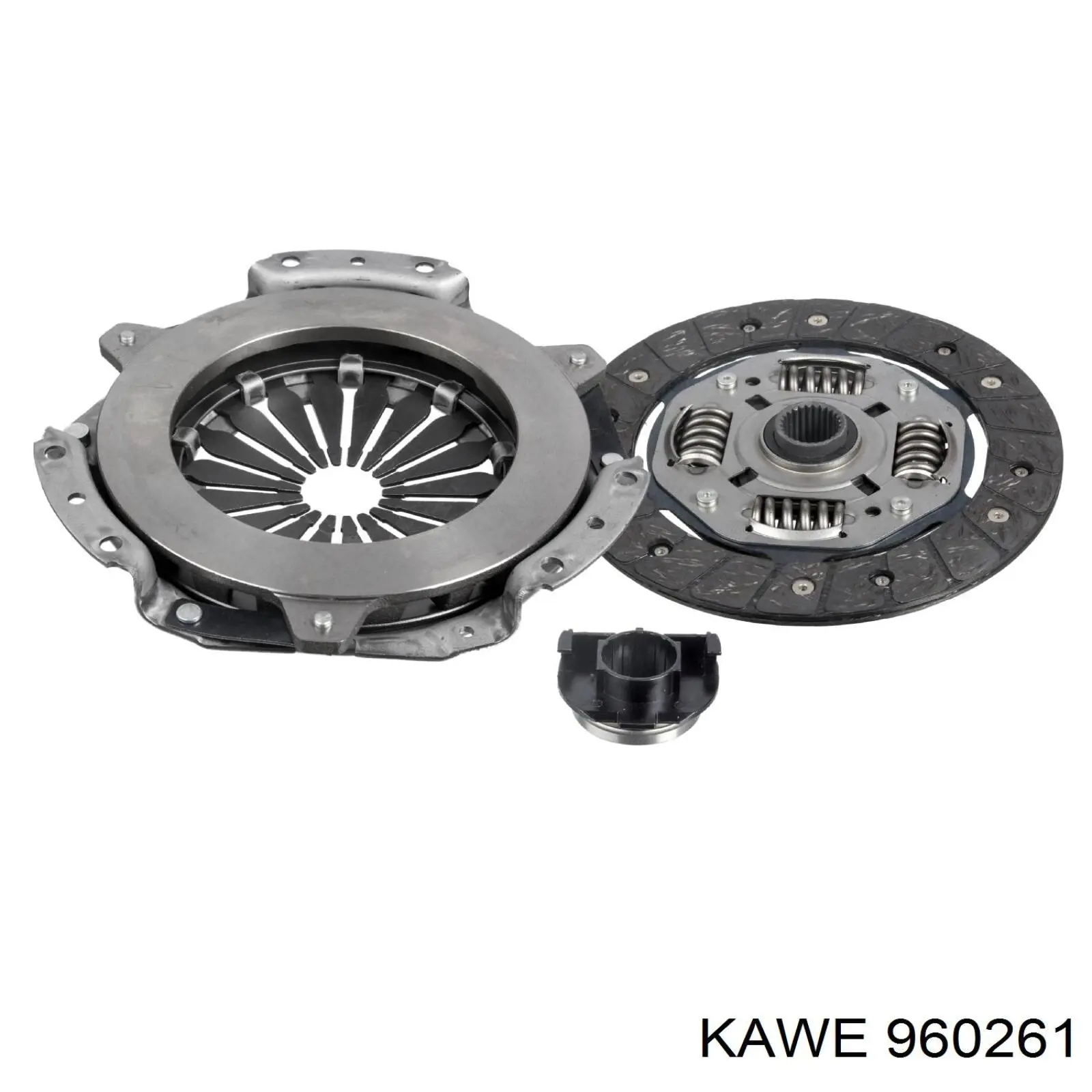 Комплект зчеплення (3 частини) Kawe 960261 ціна, від 55.16 USD