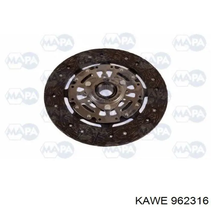 Комплект зчеплення (3 частини) Kawe 962316 ціна, від 103.97 USD