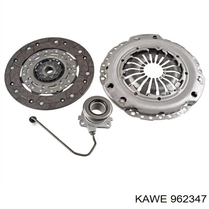 Комплект зчеплення (3 частини) Kawe 962347 ціна, від 77.23 USD