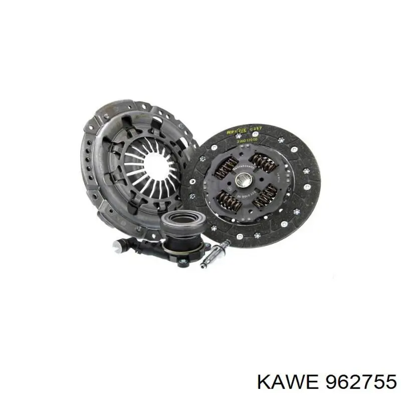 Комплект зчеплення (3 частини) Rymec JT1722 ціна, від 168.75 USD
