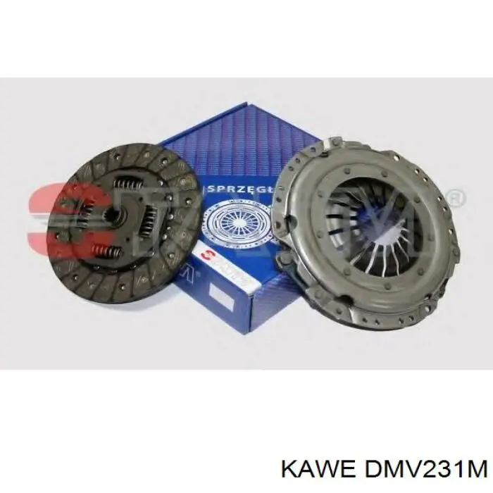 Купити DMV231M Kawe Комплект зчеплення (диск, корзина, підшипник)