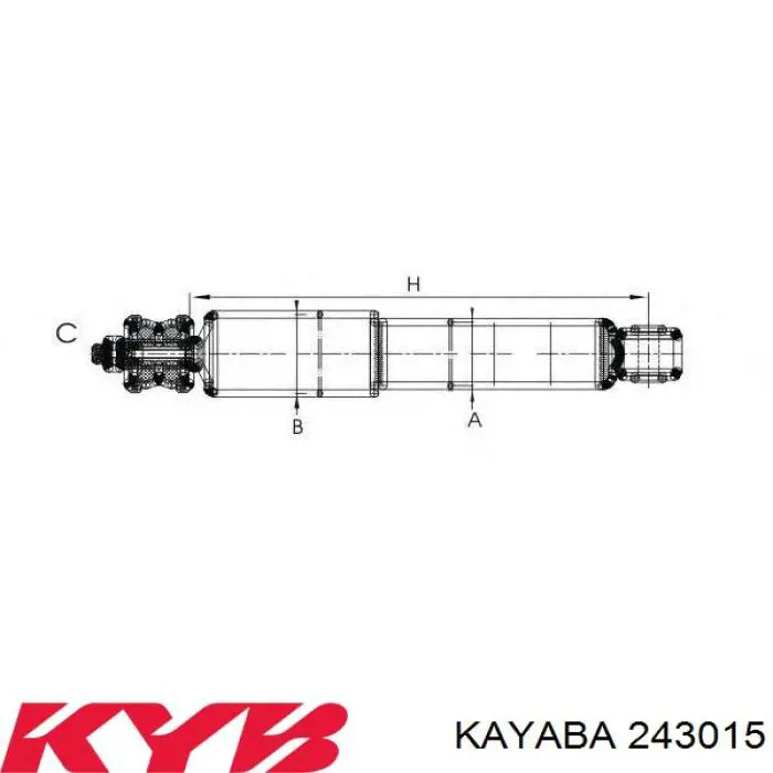 243015 Kayaba амортизатор передній