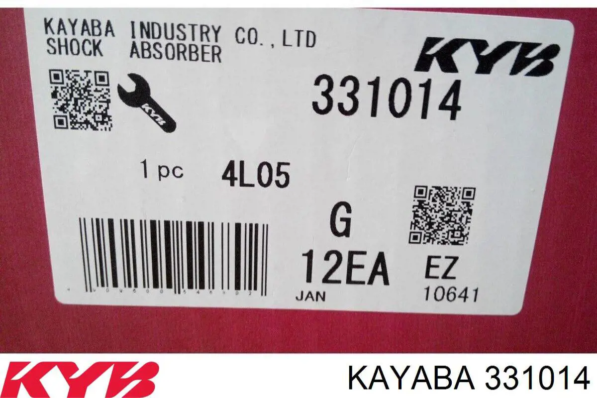331014 Kayaba амортизатор передній, правий