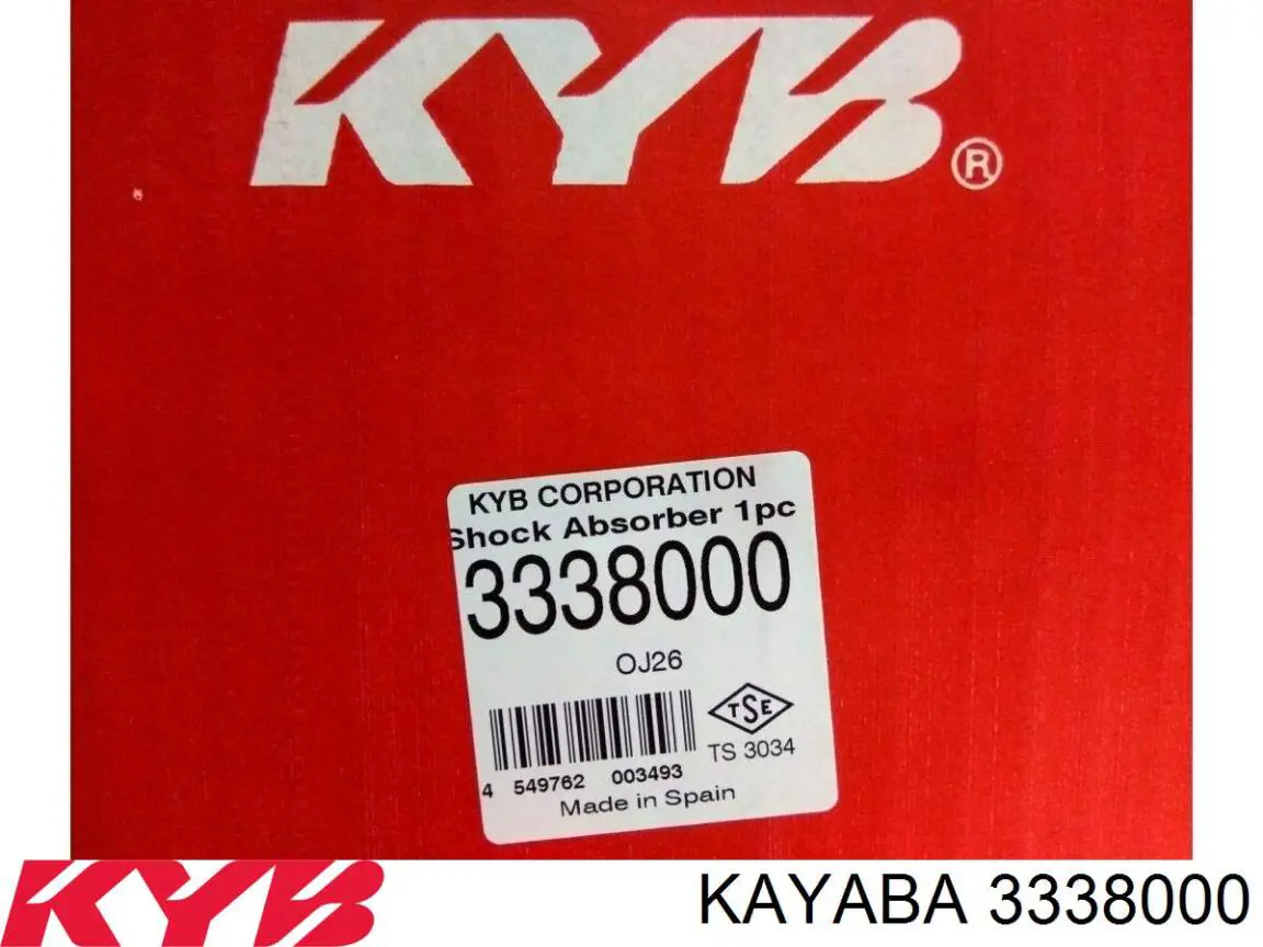 Купити 3338000 Kayaba Амортизатор передній, правий