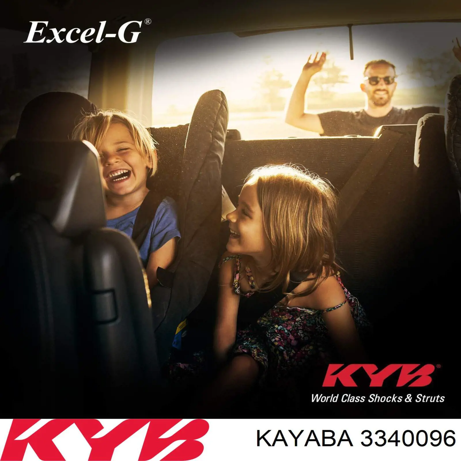 Амортизатор передній, правий 3340096 Kayaba