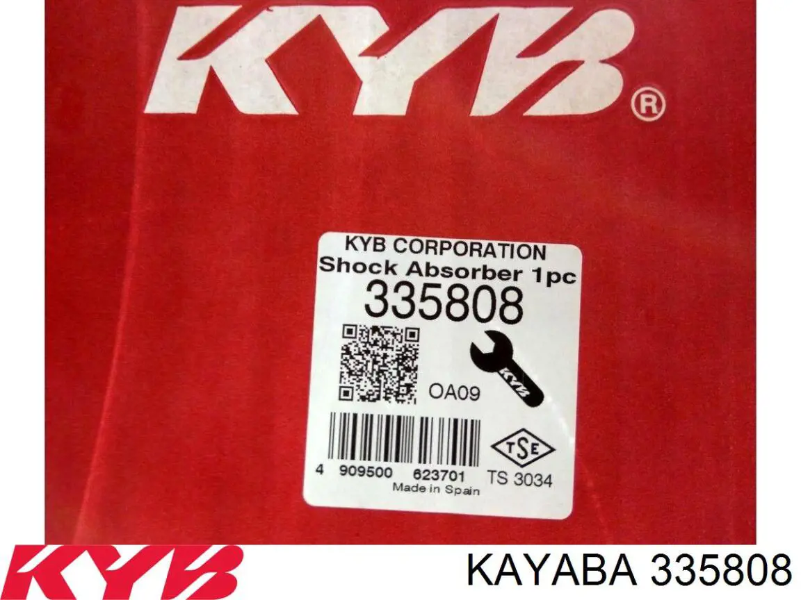 Купити 335808 Kayaba Амортизатор передньої підвіски
