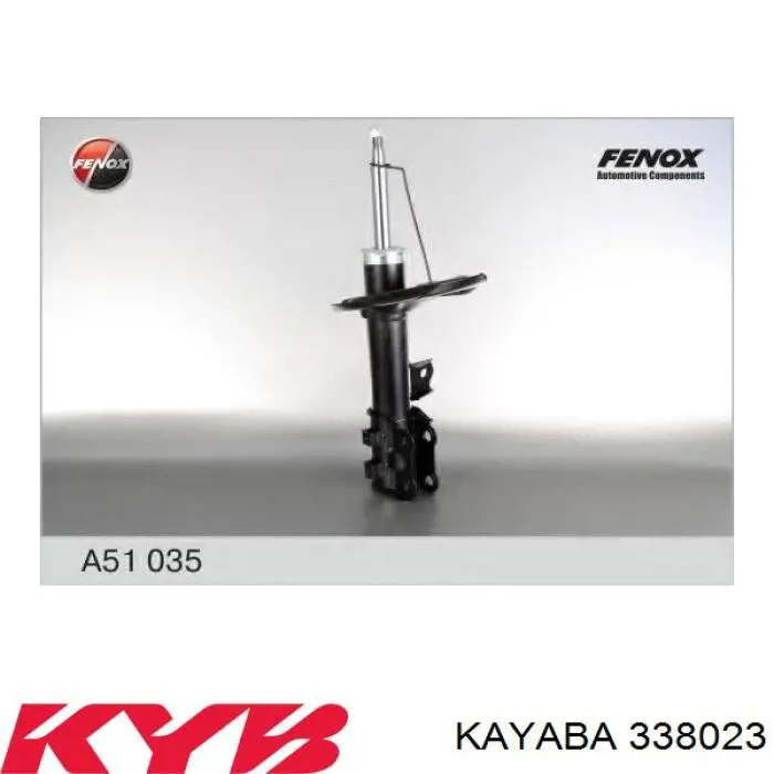 Амортизатор передньої підвіски, лівий Kayaba 338023 ціна, від 43.99 USD