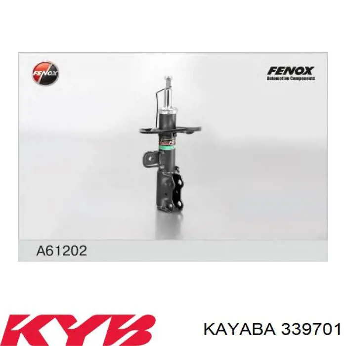 Амортизатор передньої підвіски, лівий Kayaba 339701 ціна, від 89.79 USD