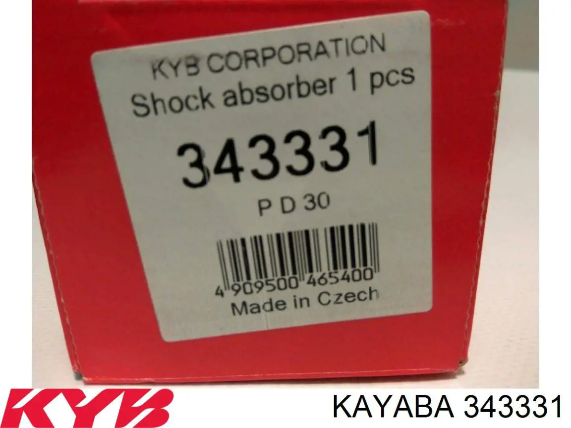 343331 Kayaba амортизатор задній