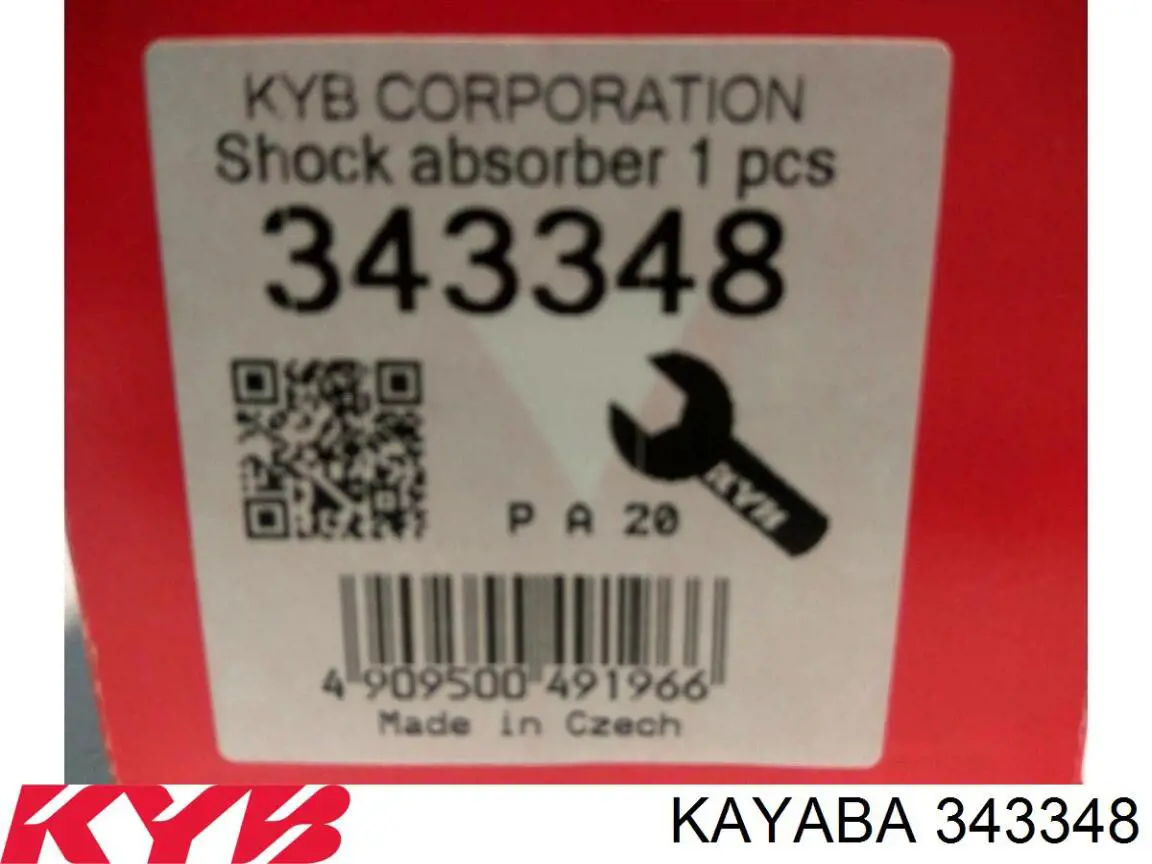 343348 Kayaba амортизатор задній