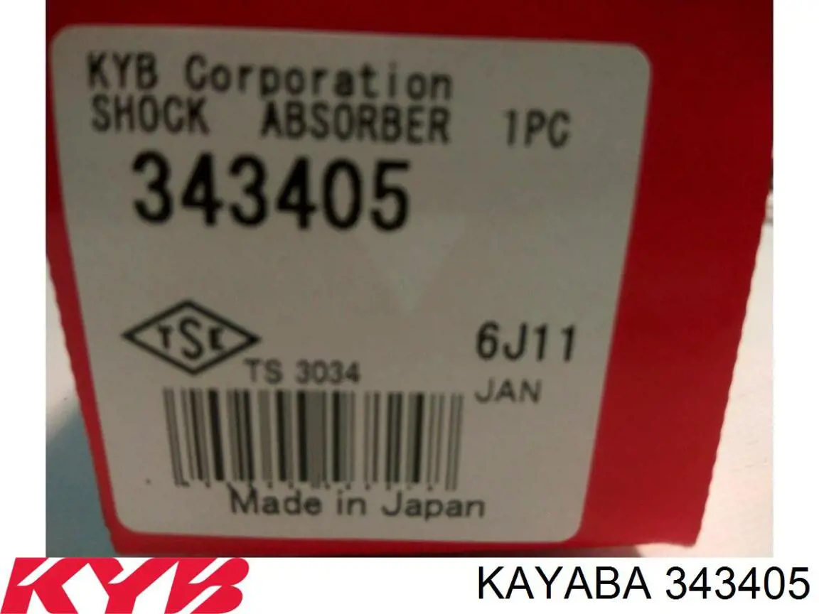 Амортизатор задній Kayaba 343405 ціна, від 46.77 USD