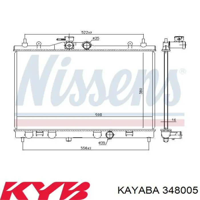 Купити MSS015100 Mando Стійка амортизатора задня