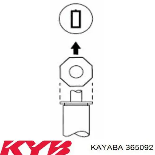 365092 Kayaba амортизатор передній