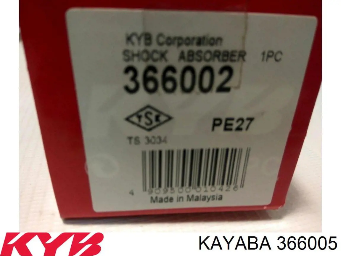 Стойка амортизатора передняя Kayaba 366005 ціна, від 64.07 USD
