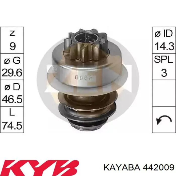 Амортизатор задній Kayaba 442009 ціна, від 34.51 USD