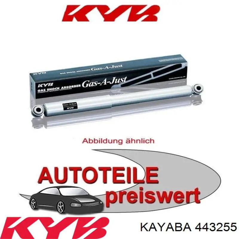 Амортизатор задній Kayaba 443255 ціна, від 21.83 USD