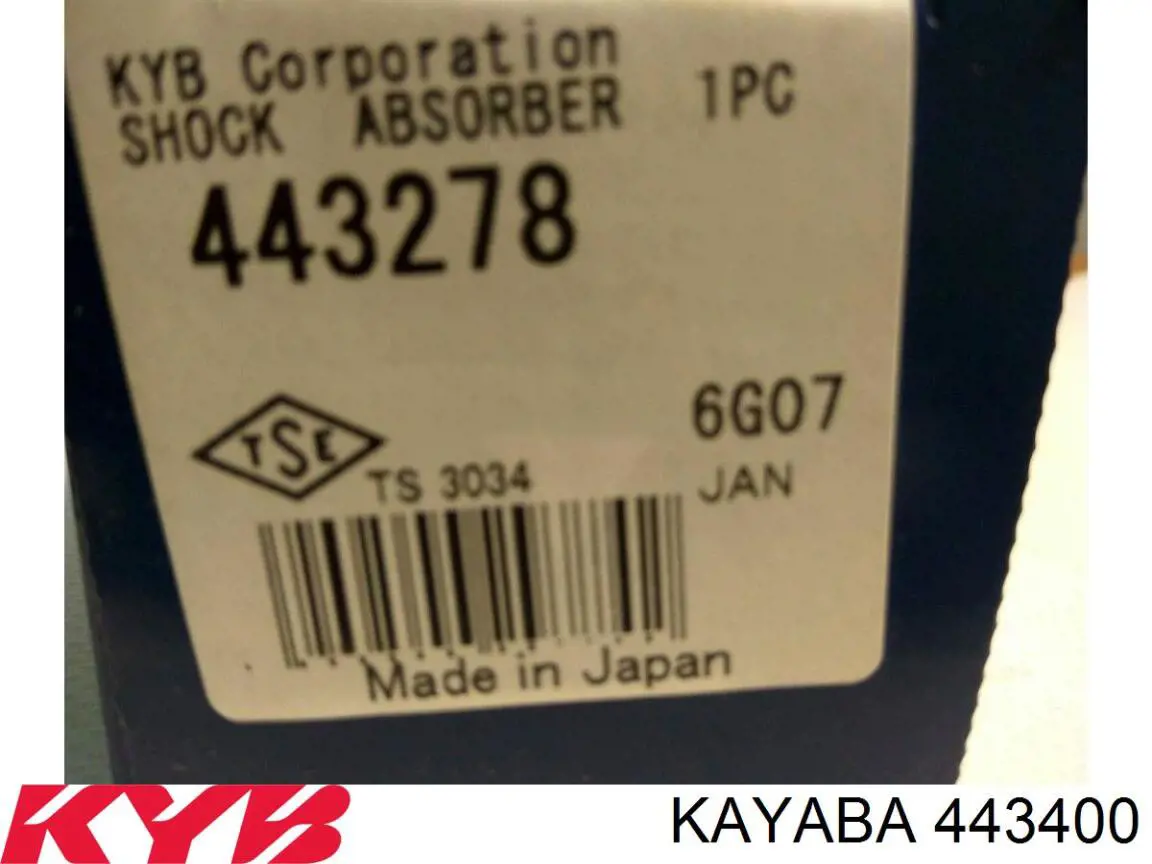 Купити 443400 Kayaba Стійка амортизатора задня