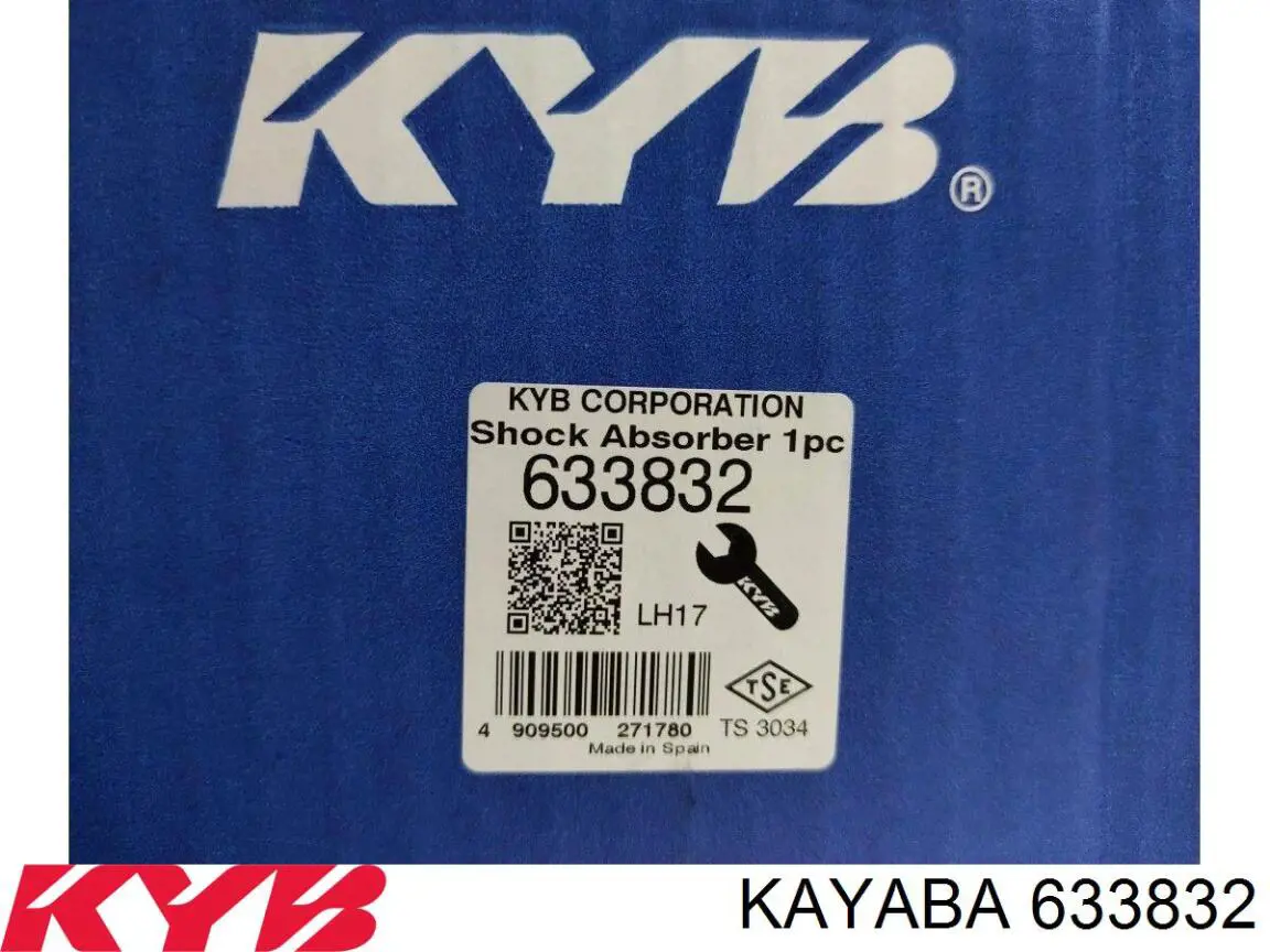 633832 Kayaba амортизатор передній